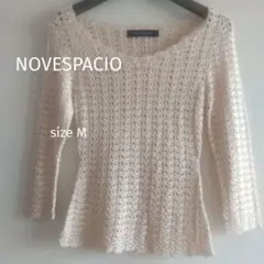 NOVESPAZIO ベージュ 七分袖 トップス