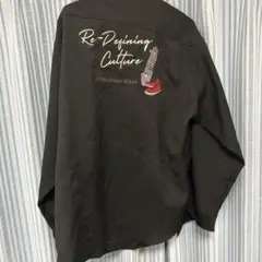 VISION STREET WEAR ビッグ刺繍 長袖シャツ