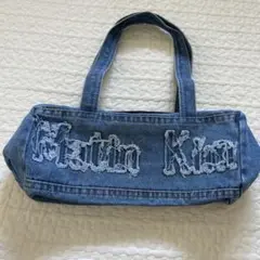 Matin Kim デニムバッグ　ブルー