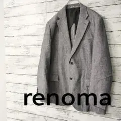 ★renoma★リネン素材★グレー テーラードジャケット