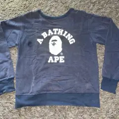 BAPE トレーナー a bathing ape 4面スウェット