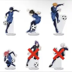 一番くじ ブルーロック H賞 アクリルスタンド 4種セット 潔 蜂楽 千切 國神