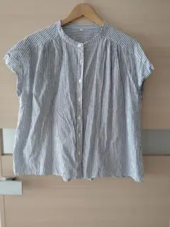 無印良品ストライプ柄 半袖