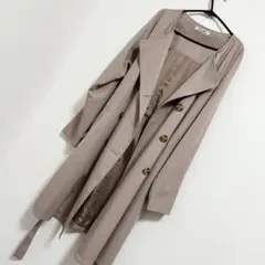 【最終値下げ】春用トレンチコート ピンクベージュ系