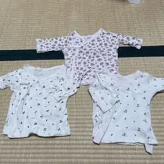 ベビー単肌着70サイズ×3枚