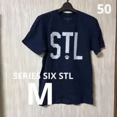 美品❤️ SERIES SIX STLロゴ Tシャツ 【M】　ネイビー　トップス