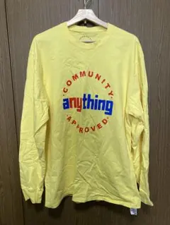 anything tee tシャツ　ロンT