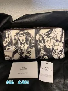 【新品 正規品 未使用】Coach スパイダーマン 長財布