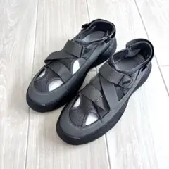 ⭐️サンダル メンズ スポーツサンダル 防滑 速乾 27cm グレー