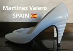 MARTINEZ VALERO スペイン ホワイトパンプス