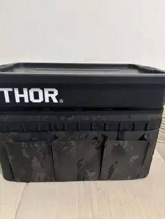 THOR コンテナボックス 75L ブラック　マルチカムブラックカバー　セット