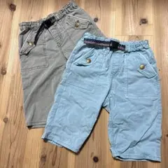 Daddy Oh Daddy 130㎝ハーフパンツ2点セット