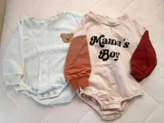 ベビー服セット 長袖 2点