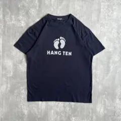 HANG TEN　ハンテン　90s　ヴィンテージ　ネイビー　S/S TEE　L