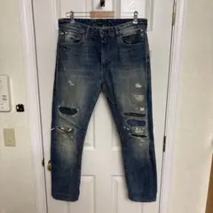Levi's MADE & CRAFTED w33 リーバイス　リペアデニム