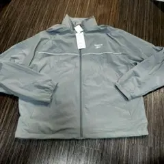 【新品未使用】Reebok トラックジャケット チャコール LL