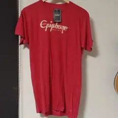 Epiphone　レッド　Tシャツ　ギター　メーカー