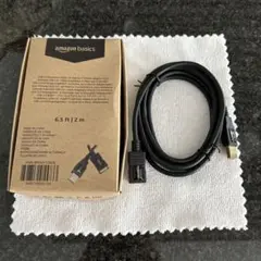 amazon basics USB 2.0延長ケーブル 6.5ft/2m