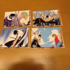 ワンピース アニメシール 4枚セット