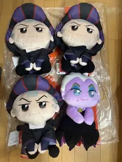 うるりぃみぃ　ぬいぐるみ　アースラ＆クロード・フロロー3個　計4個セット