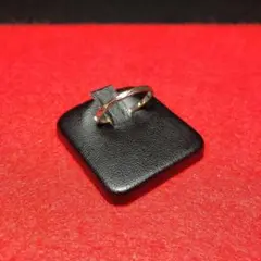 【ヴィンテージ】15号 ゴールドリング 彫刻 レトロR5