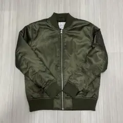【最終値下げ】MA-1 ジャケット オリーブグリーン カーキ ブルゾン 古着
