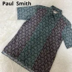 【Paul Smith 】ペイズリー柄シャツL サイズ