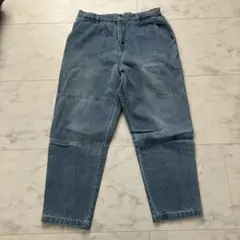 BROWNY VINTAGE ライトブルー クロップドデニムパンツ