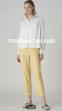 新品タグ付きTOMORROWLAND ペンシルパンツ イエロー