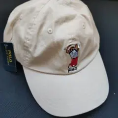 POLO ベージュ キャップ