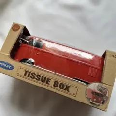 新品　レッド　フォルクスワーゲン 1963 バス ティッシュボックス
