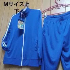 青色ジャージ上下М　コスプレ　イベント　芋ジャージ　セットアップ