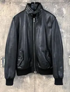 【希少】LANVIN ブラック レザージャケット　羊革 2025年最新】LANVIN メンズ レザージャケット・ライダースの人気