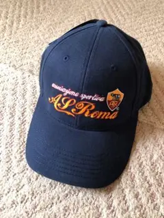 新品！マグ付き！AS Roma 公式ネイビーキャップ-681