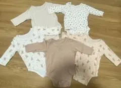 長袖　ロンパース　肌着　5枚セット