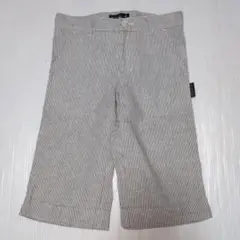 110〜120★アニエスべー★リネン混！ストライプハーフパンツ★6ans
