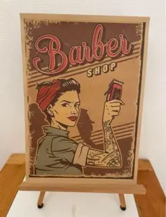 ラスト１☆理容・barber ポスター　A