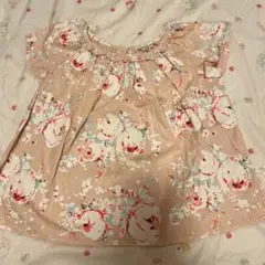 Bonpoint ボンポワン　花柄　半袖ブラウス　8a 美品