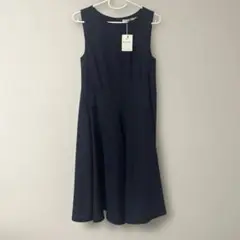 【美品】シェトワ chez toi ワンピース　ネイビー