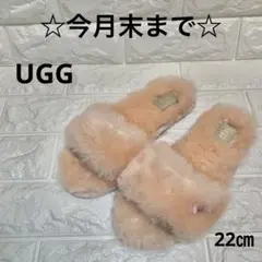 UGG ルームシューズ サンダル W FLUFF SLIDE フラッフスライド