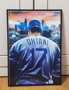 祝ドジャース大谷翔平 2024年MVP獲得！A3サイズポスターフレーム付き⑫