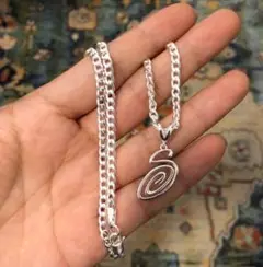 STUSSY SWIRLY S CHAIN STERLING ネックレス