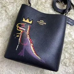 未使用級 コーチ バスキア ミニ タウン バケット ショルダーバッグ 2way