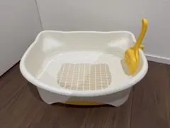 ユニチャーム デオトイレ 猫用トイレ ホワイト×イエロー