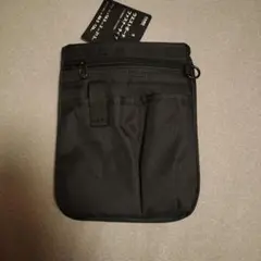 【新品】PUコーティング ウエストポーチ ファスナータイプ