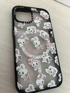 casetify iphone 14 ケース　Ribbon Bunnies