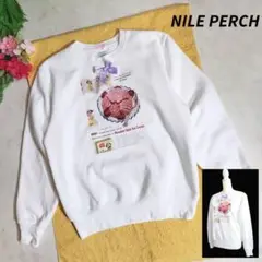 美品Nile Perchバービー プリント トレーナー ピンク 美品Nile Perchバービー プリント トレーナー ピンク