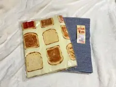 【オックス】トースト柄、ヒッコリー