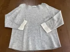 ニット　グレー　レリアン