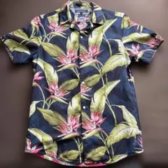 TOMMY HILFIGER 半袖アロハシャツ M
